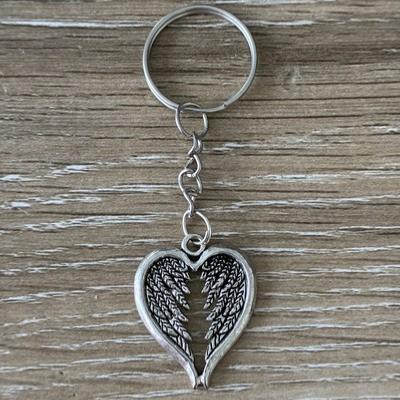 COEUR AILES D ANGE PORTE CLE