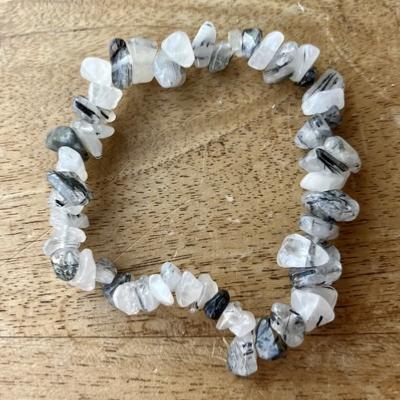 QUARTZ TOURMALINE BRACELET BAROQUE