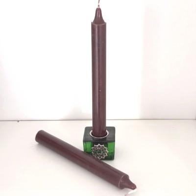 BOUGIE CHANDELLE MARRON