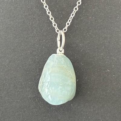 AIGUE MARINE PENDENTIF 3