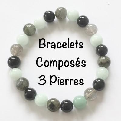 Bracelet 3 Pierres Compos�es