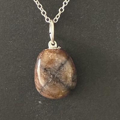 CHIASTOLITE PENDENTIF 8