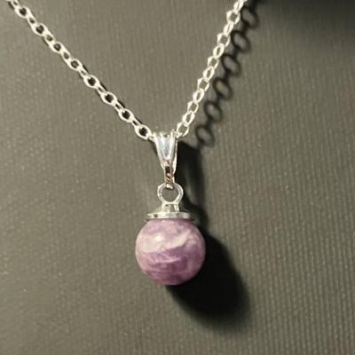 LEPIDOLITE PENDENTIF