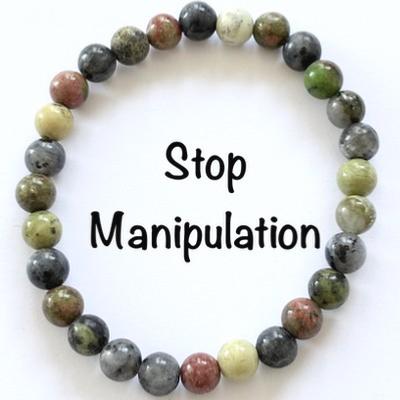 STOP MANIPULATION BRACELET
