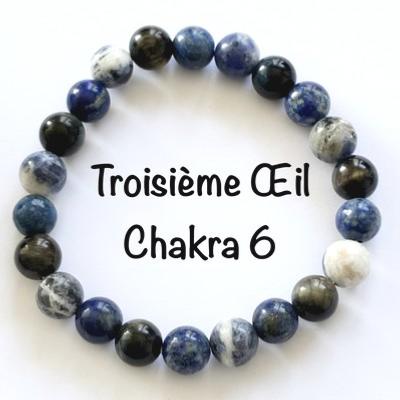 CHAKRA 6 LE 3EME OEIL BRACELET