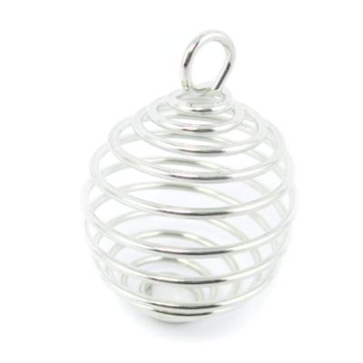 SPIRALE CAGE POUR PIERRE EN PENDENTIF