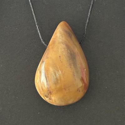 BOIS FOSSILE PETRIFIE PENDENTIF 6