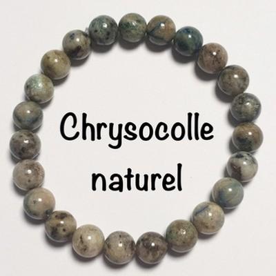 CHRYSOCOLLE BRACELET NON TEINTE