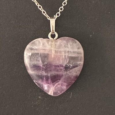 FLUORINE FLUORITE PENDENTIF 13