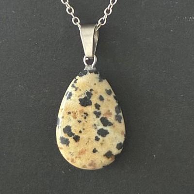 JASPE DALMATIEN PENDENTIF