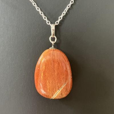 JASPE MOOKAITE PENDENTIF