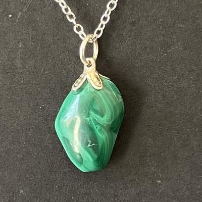 MALACHITE PENDENTIF