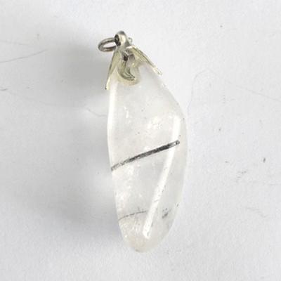 QUARTZ TOURMALINE PENDENTIF 3