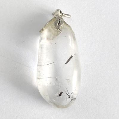 QUARTZ TOURMALINE PENDENTIF 4