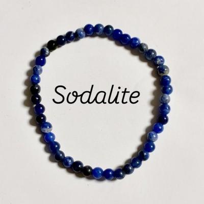 SODALITE BRACELET 4 MM