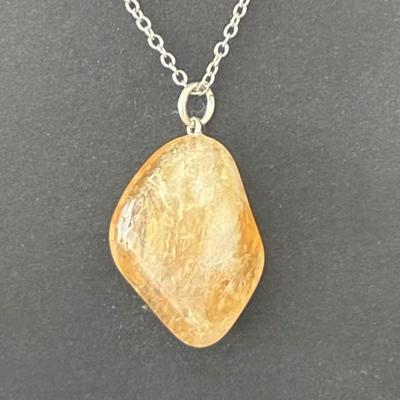 CITRINE CHAUFFEE PENDENTIF 2