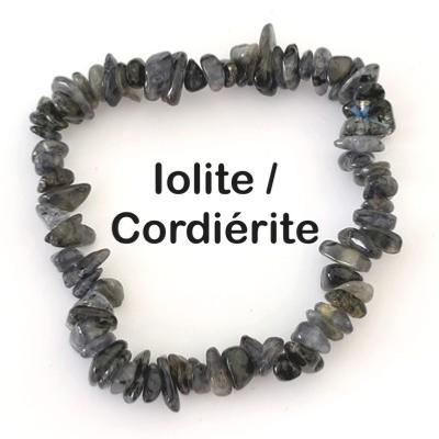IOLITE CORDIERITE BRACELET BAROQUE