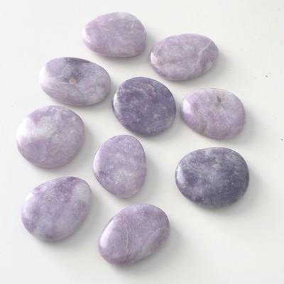 LEPIDOLITE LOT 10 PIERRES PLATES