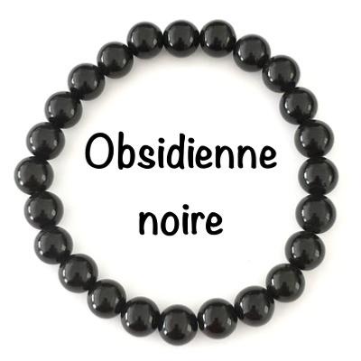 OBSIDIENNE NOIRE BRACELET