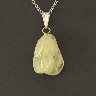 PERIDOT OLIVINE PENDENTIF 10