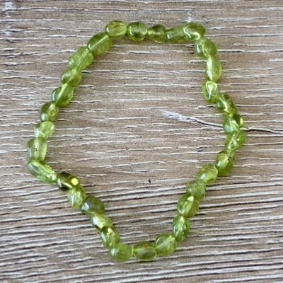 PERIDOT BRACELET IRREGULIER