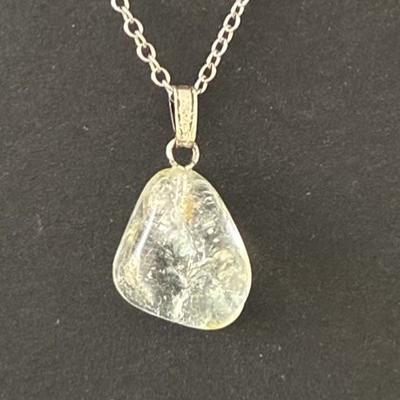 TOPAZE BLEUE PENDENTIF 4