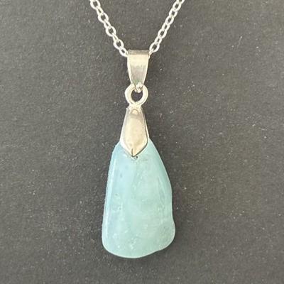 AIGUE MARINE PENDENTIF 6