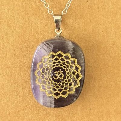 AMETHYSTE PENDENTIF 3EME OEIL