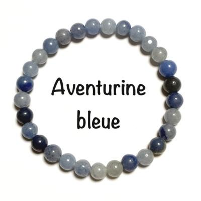 AVENTURINE QUARTZ BLEU BRACELET