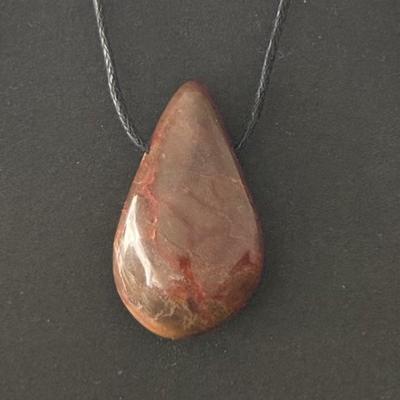 BOIS FOSSILE PETRIFIE PENDENTIF 7