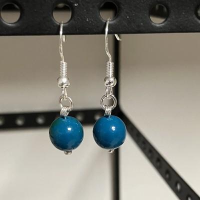 CHRYSOCOLLE BOUCLES D OREILLE