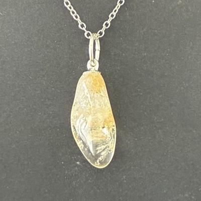 CITRINE CHAUFFEE PENDENTIF 4