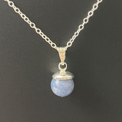 AVENTURINE QUARTZ BLEU PENDENTIF