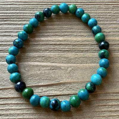 CHRYSOCOLLE BRACELET TEINTE