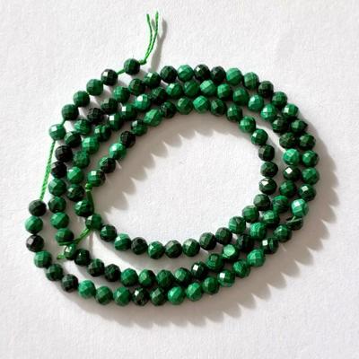 MALACHITE PERLES FACETTES
