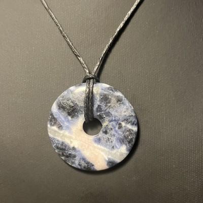 SODALITE PENDENTIF