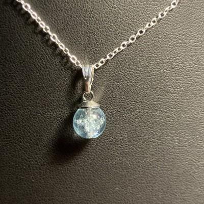 TOPAZE BLEUE PENDENTIF